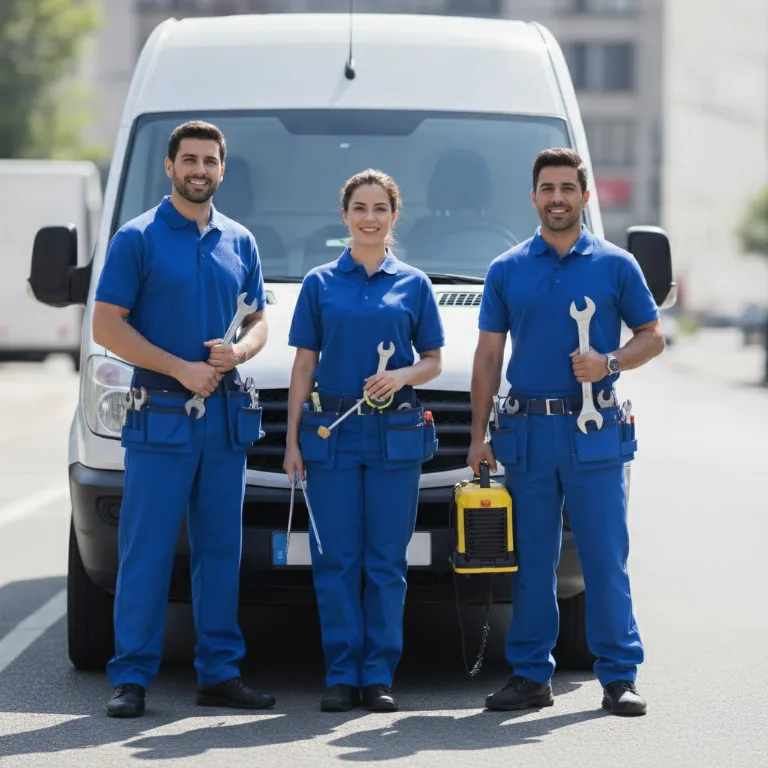 Industriële Wasserij team in Schaerbeek